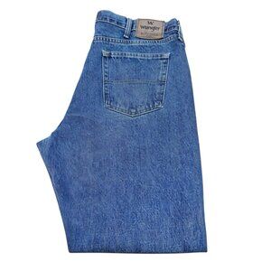 Wrangler Five Star Premium Denim Men's Regular Fit Jeans Dark Stonewash 38x32